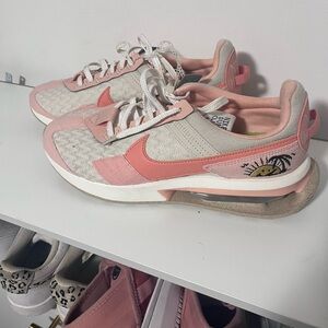 Nike Pink and Cream Sneakers